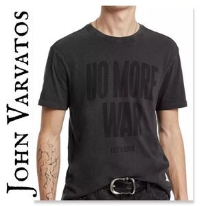 NWT John Varvatos "No More War" Tshirt